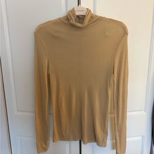 COS beige sweater turtleneck in Large